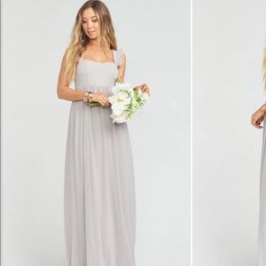 Show Me Your MuMu Grey Bridesmaid Dress size M